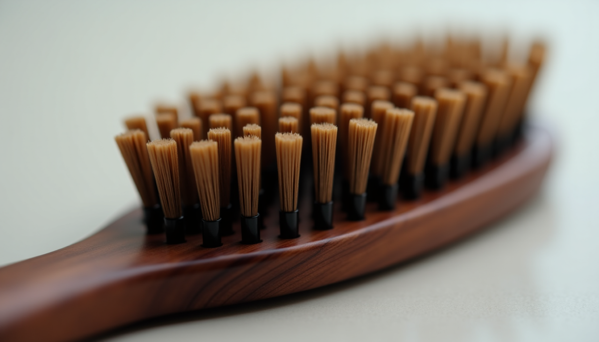 Reconnaître une brosse de qualité : flexibilité des picots et finition des pointes